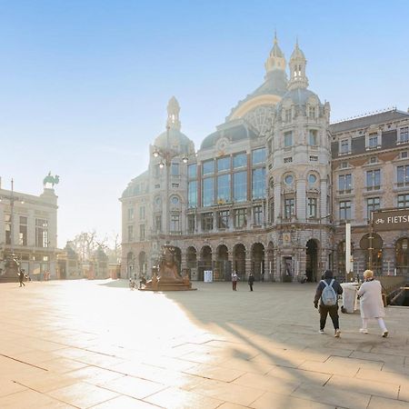 Studio In City Center With Terrace, Netflix - Wifi Антверпен Екстер'єр фото